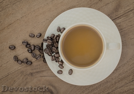 Devostock Coffee Cup Beans From