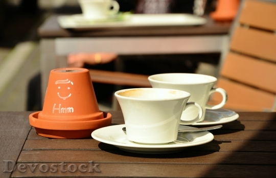 Devostock Coffee Cup Cafe Street
