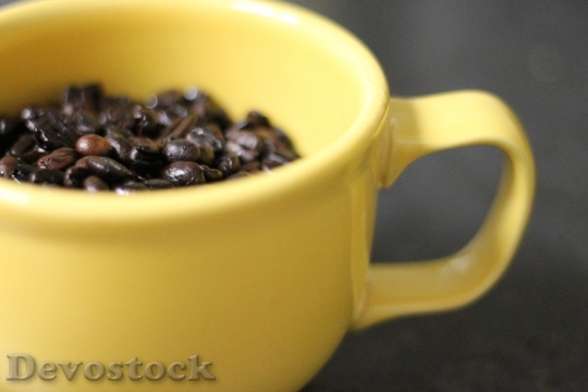 Devostock Coffee Cup Mug Yellow