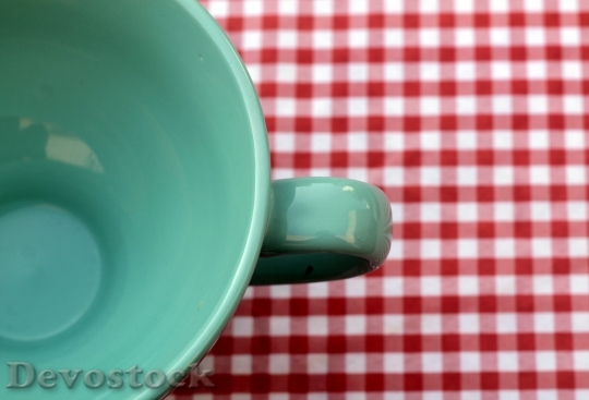 Devostock Coffee Cup Tablecloth Cup