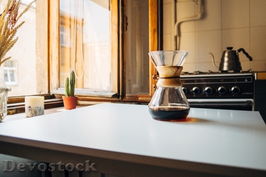 Devostock Coffee Filter Prepration Drink