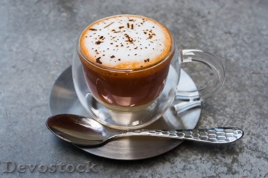 Devostock Coffee Glass Beverage Coffee 4