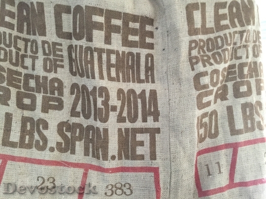 Devostock Coffee Jute Bag Fabric