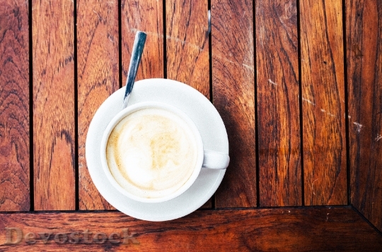 Devostock Coffee Latte Cappuccino Wood