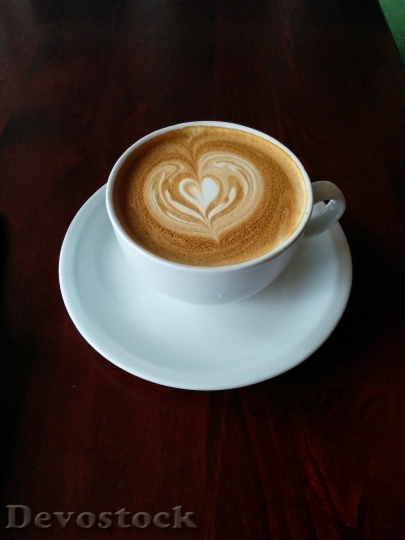 Devostock Coffee Latte Latte Art