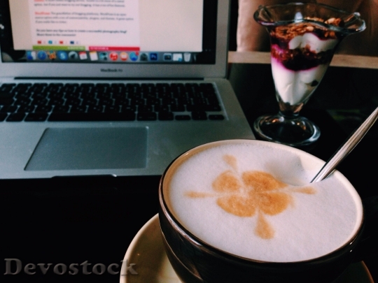 Devostock Coffee Macbook Air Laptop