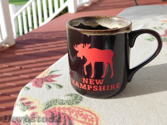 Devostock Coffee Mug Outdoors Front