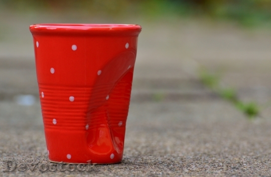 Devostock Coffee Mugs Crumpled Ceramic 2