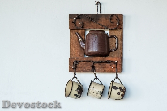 Devostock Coffee Pot Teapot Cups