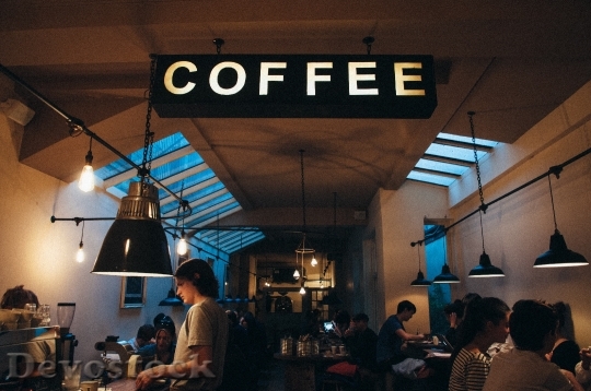Devostock Coffee Shop Shop Coffee