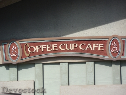 Devostock Coffee Sign Design Symbol