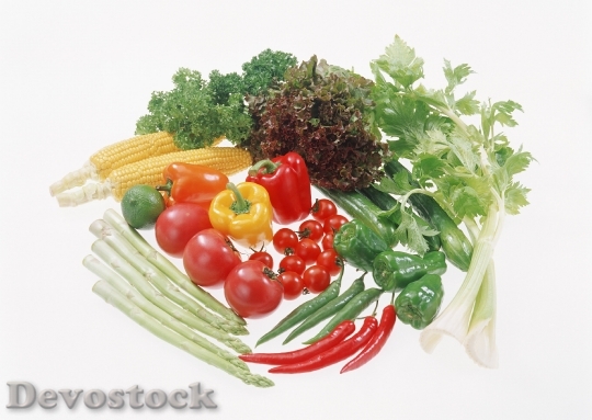 Devostock Collection Salad Vegetables Corn