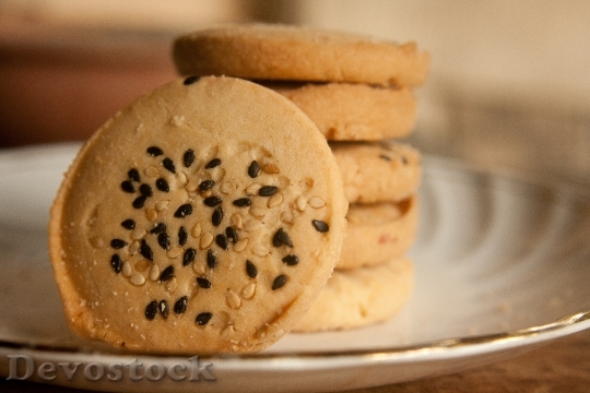 Devostock Cookies Baked Biscuits Sweets 2