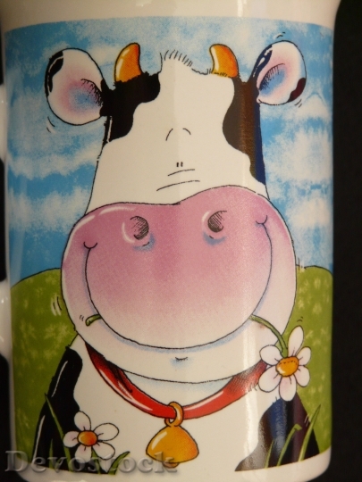 Devostock Cow Comic Image Cup