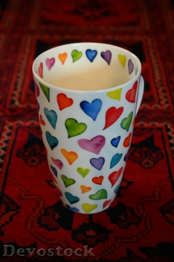 Devostock Cup Coffee Cup Colorful 1