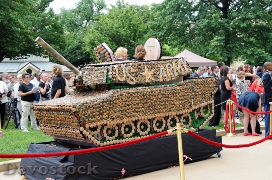 Devostock Cupcake Tank Us Army