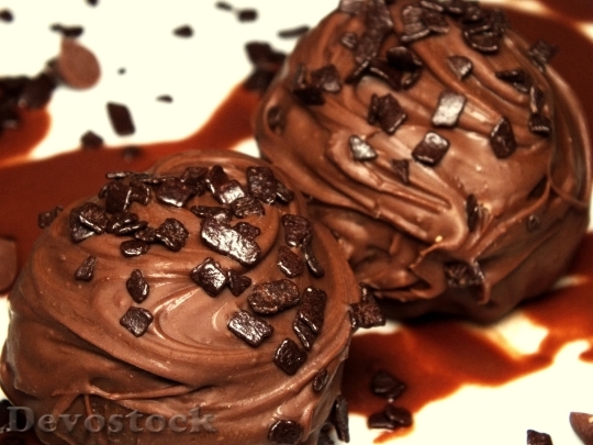 Devostock Dark Chocolate Truffle Dessert