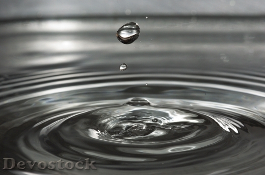 Devostock Drip Drop Water Wave