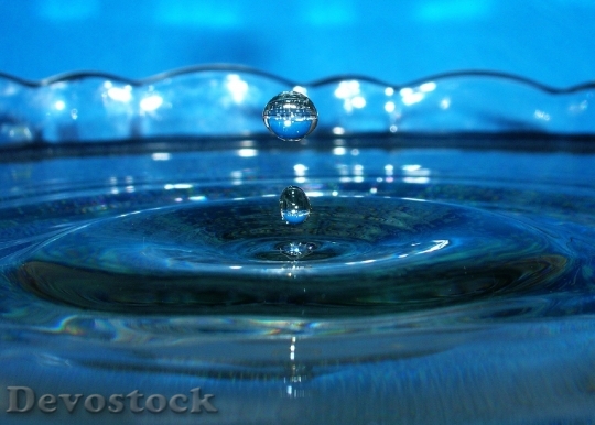 Devostock Drop Water Blue 364277