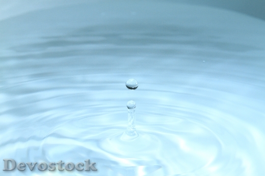 Devostock Drop Water Macro Nature 1