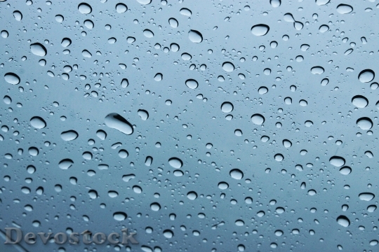Devostock Drops Rain Wet Water