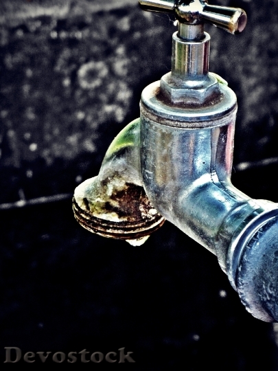 Devostock Faucet Water Fountain Drop