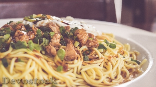 Devostock Food Bowl Noodles Asian