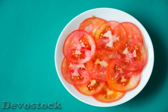Devostock Food Plate Salad 132395 4K