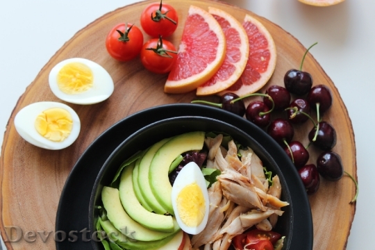 Devostock Food Salad Healthy 79359 4K