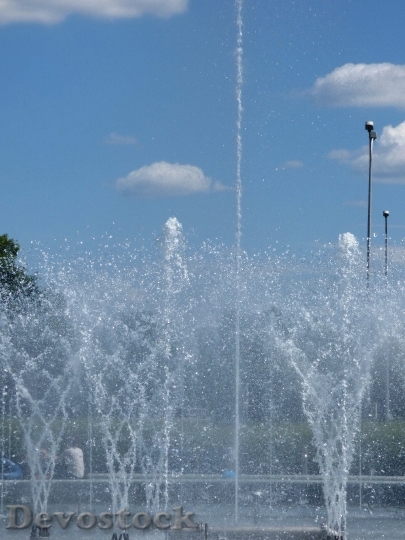 Devostock Fountain Water Flowing Water 0