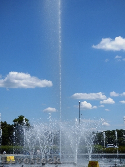 Devostock Fountain Water Flowing Water 1