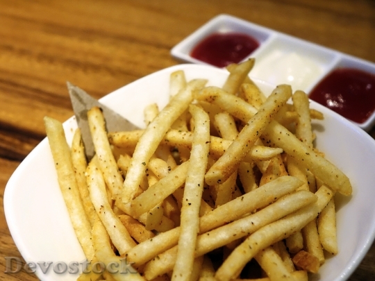 Devostock French Fries Fried Potato 1