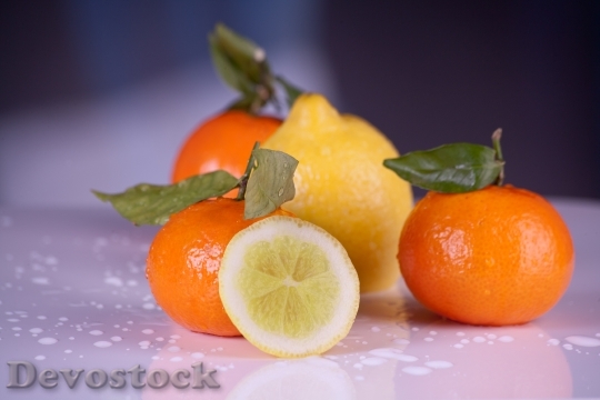 Devostock Fruits Citrus Fruits Clementines