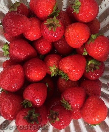 Devostock Fruits Strawberry Fresh Food