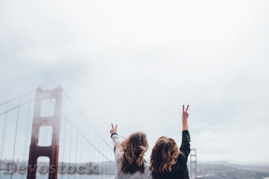 Devostock Golden Gate Bridge Women