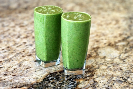 Devostock Green Smoothie Drink Healthy