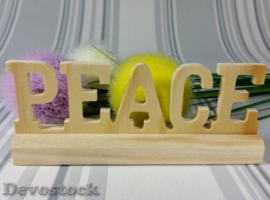Devostock Hope Peace Decoration Flowers 6