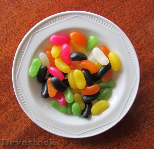 Devostock Jelly Beans Jelly Sweets