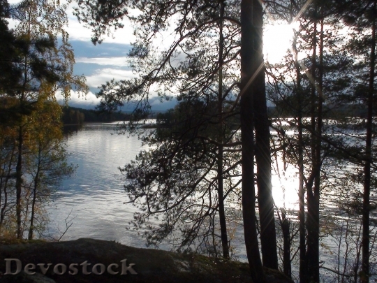 Devostock Lake Water Finland Peace