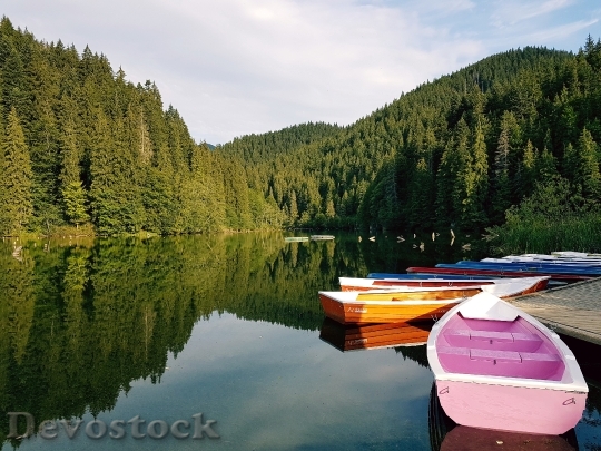Devostock Landscape Water Boats 7537