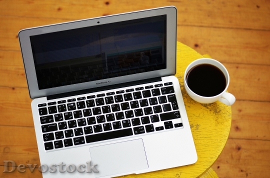 Devostock Laptop Computer Cup Coffee