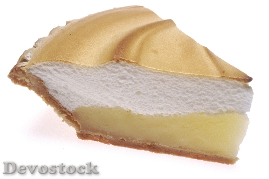 Devostock Lemon Meringue Pie Slice