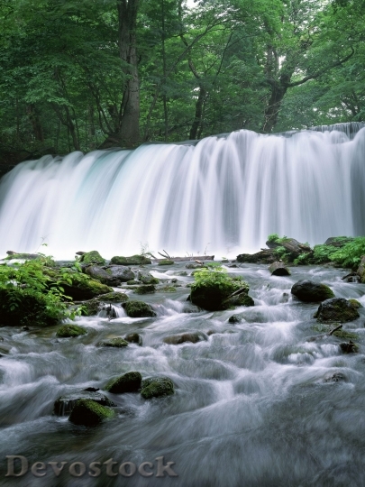 Devostock Magnificent Waterfall