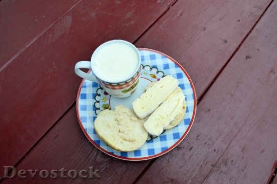 Devostock Meal Snack Plate Cup