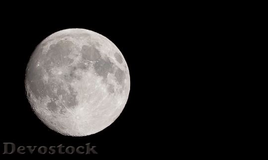 Devostock Moon Sky Peace Astronomy