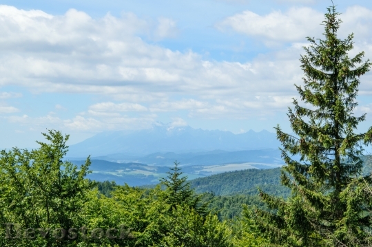 Devostock Mountain Landscape Panorama Mountain