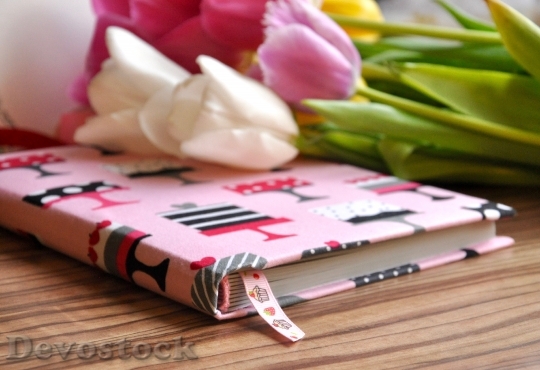 Devostock Notebook Tulip Gift 1325694