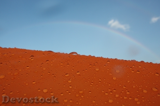 Devostock Orange Drop Rainbow Water