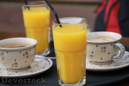 Devostock Orange Juice Coffee Meeting