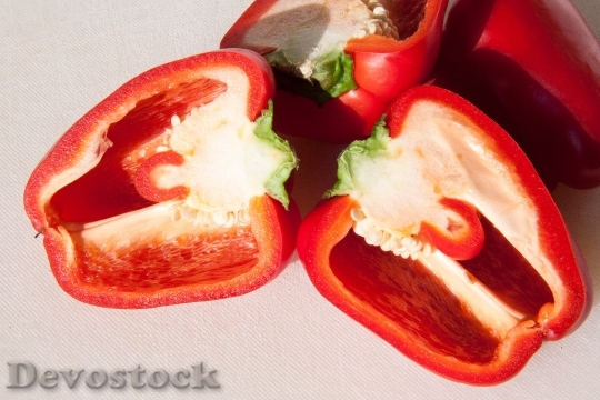Devostock Paprika Red Vegetables Red 6